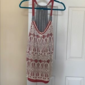 Lace V Neck Tank Top
